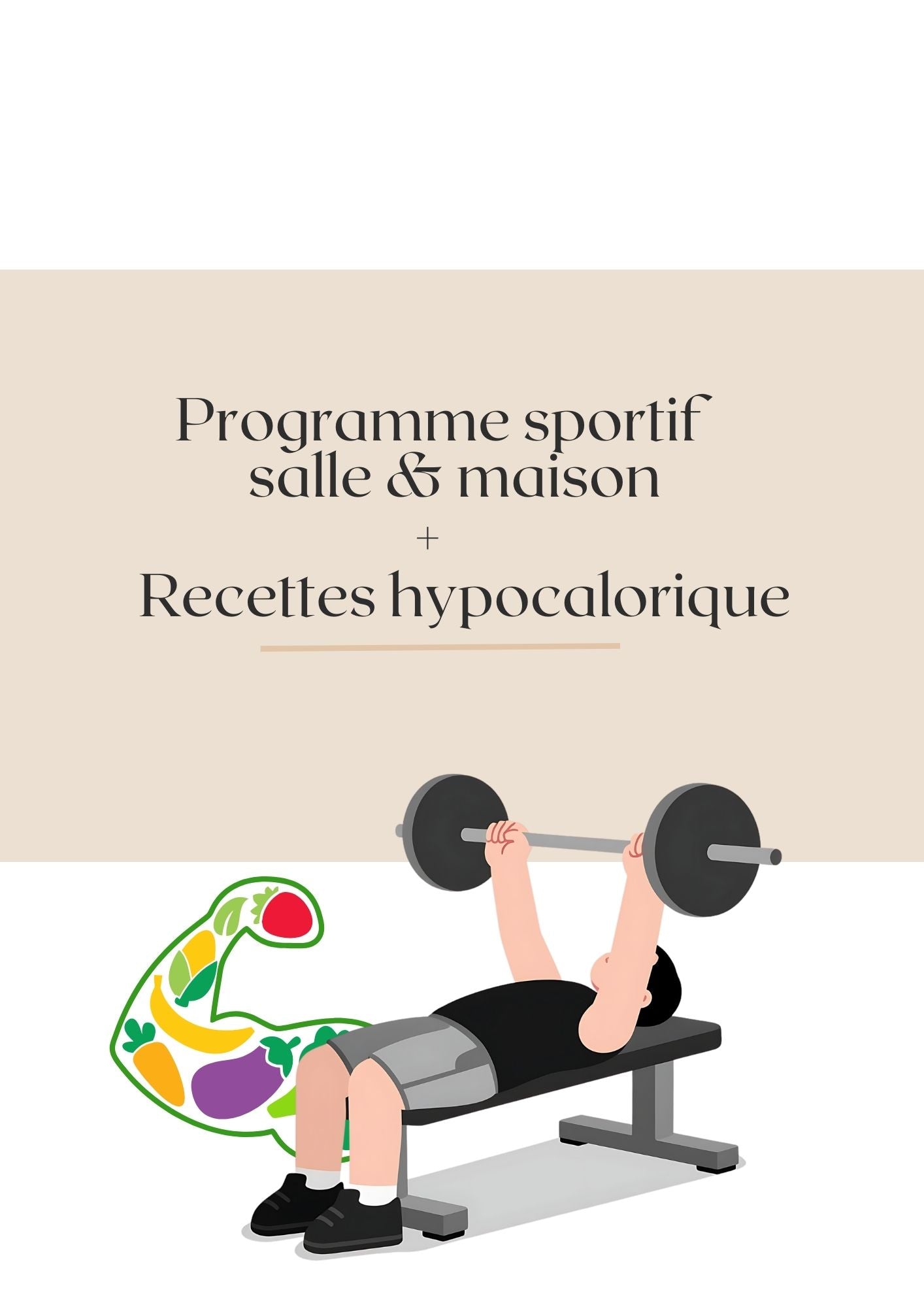Programme de sport Salle&Maison ET recettes saines et hypocaloriques